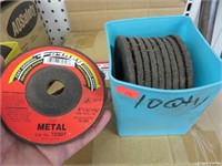 10 qty 4" metal grinding wheels