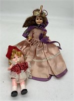 Vintage Dolls - Queen 'Coronation Doll', Baby w/Ha