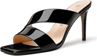 MODENCOCO Womens Slip On Square Toe Dressy Sexy