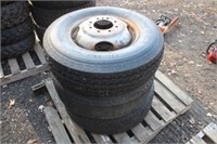 (3) Goodyear Tires on Rims