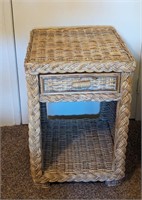 Rattan Wicker Nightstand