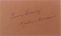 Kathryn Grayson original signature