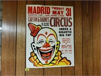 Circus poster, Madrid, Iowa