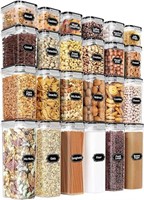 Airtight Food Storage Containers Set with Lids, 24