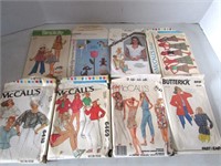 Lot of Vintage McCall's Clothing Designs