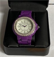 351 - GOSSIP WATCH W/ PURPLE BAND