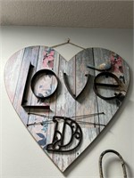 Love Carved Sign