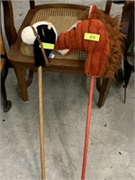 HORSE AND COW RIDING STICKS