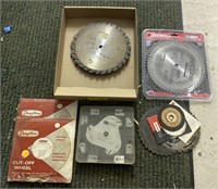 Assorted Circular Saw Blades, up to 10in
