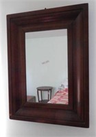 Antique Burl Ogee mirror