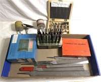 Lot: 2 Transfer Punch Sets, Forstner Bit Set, Sand