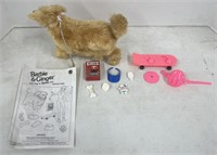 (L) Barbie Dog Ginger Play Set.