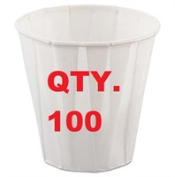 NEW- DART 100 Pleated Cups Dart 3.5 Oz.