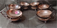 Vintage Set Of 12 copper Cups