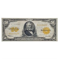 FR. 1200 1922 $50 GRANTGOLD CERTIFICATE VF+