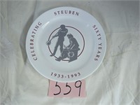 "Celebrating Steuben" 60 Years Plate from Corning