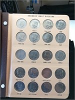 1964-2011 Kennedy Half Dollar Book (76 Coins)