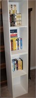 WHITE LAMINATE 2 PIECE SHELF UNIT