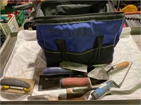 Concrete tools in bag