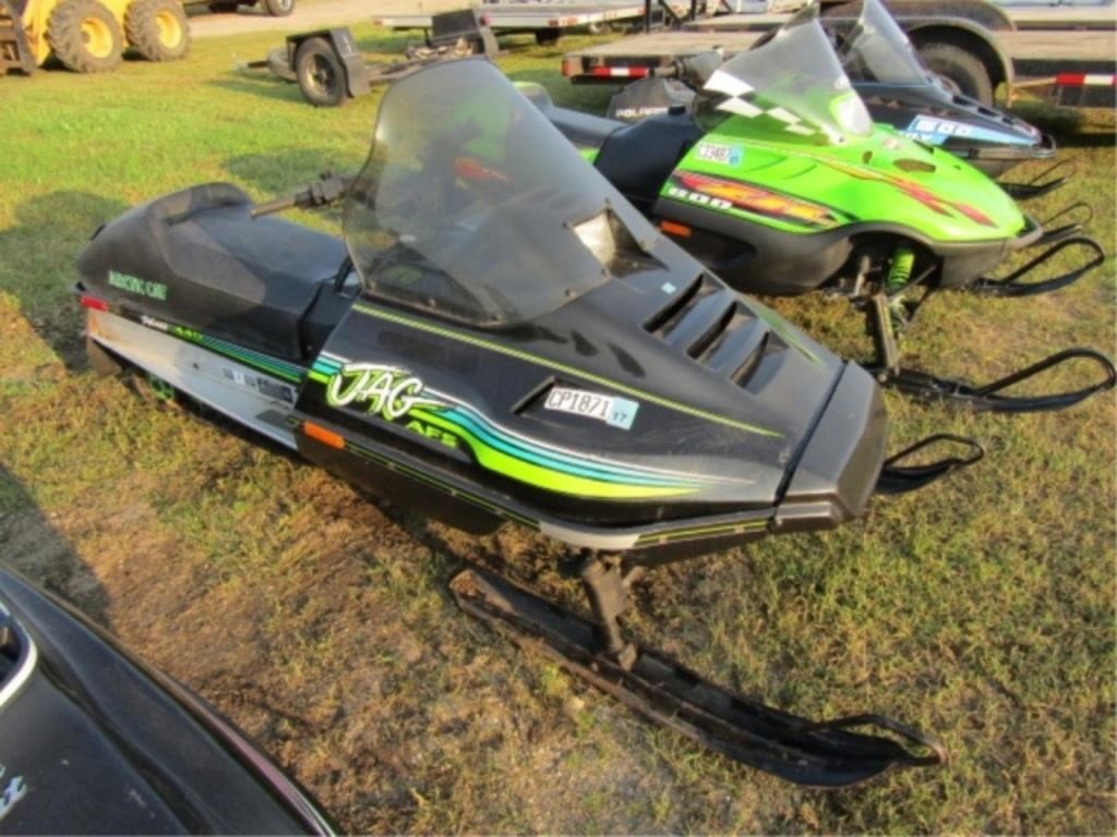 1991 Arctic Cat Jag 440 Deluxe 2,562K, Runs