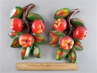 Vintage Fruit Wall Decor - 1 Chipped