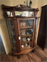 Clawfoot Curio Cabinet
