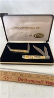 Case Knife 1985 Copperhead Set
