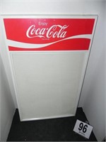 Vintage Coca Cola Advertising board