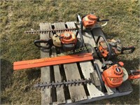 (4) STIHL HEDGE TRIMMERS