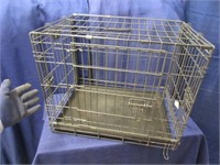 nice metal animal cage (has 3 doors & tray)