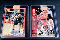 (2) Allen Iverson Rookie Cards; 1996 Pacific
