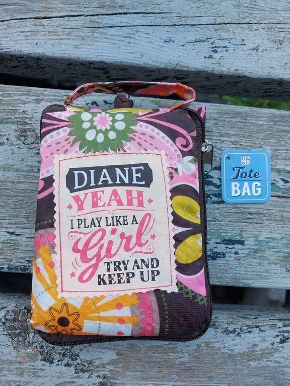DIANE Tote Bag. New with Tag. 16"x16"