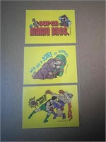 Nintendo Stickers 1989 Zelda, Mario Bro, Punch Out