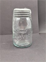 Clear Pint Midget Beaver Canning Jar