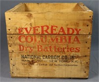 Eveready Columbia Battery Crate