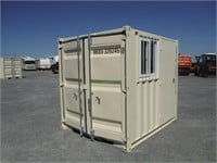 Unused 8' Shipping Container