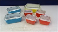 Vintage Pyrex Dishes with Lids