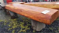 Hand-made Wooden benches 64' X 13'