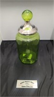 Green Jar With Lid