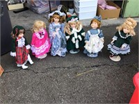 6 NICE DOLLS