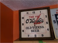 O'Keefe's Beer Pendulum Advertising Clock