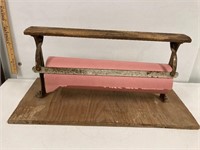 Meat wrapping stand. 18”