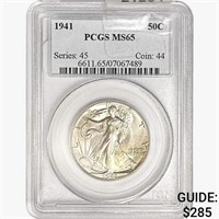 1941 Walking Liberty Half Dollar PCGS MS65