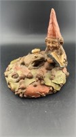 Vintage Thomas Clark Sculpture Gnome Henson Frog