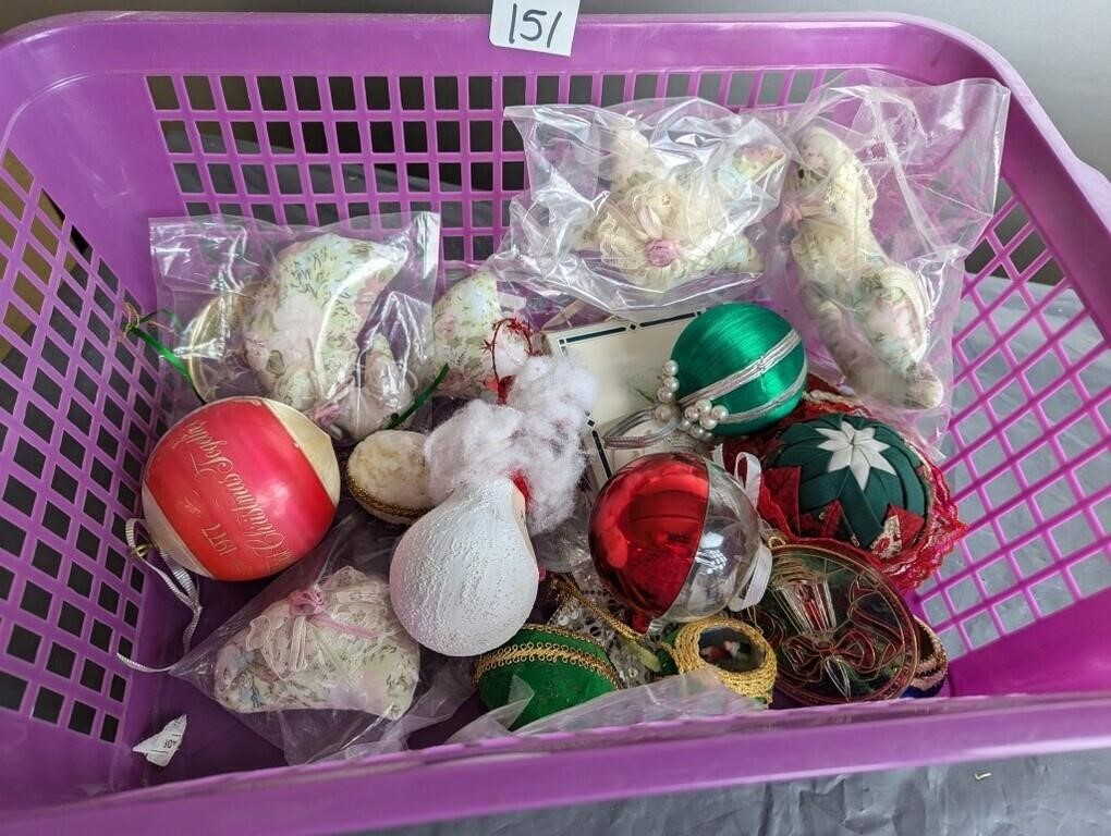 Lot of Various Christmas ornaments