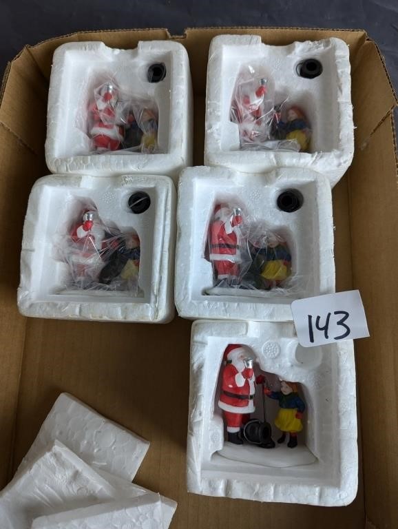 5 Pieces Dept 56 Bell Ringer/Money Collector