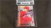 Dale Murphy autographed baseball card