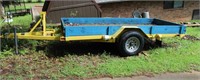 1976 Shop made tilt bed trailer with electric *