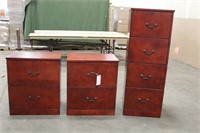 (3) File Cabinets w/Keys