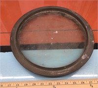 Vtg. heavy brass boat port hole